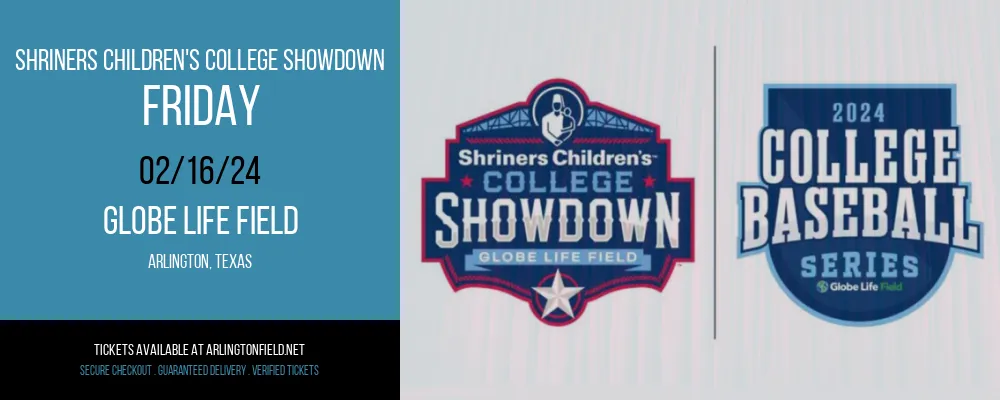 Shriners Children's College Showdown at Globe Life Field